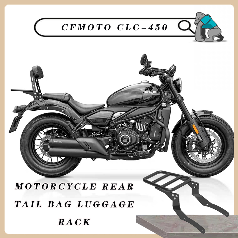 Tail Bag Rack - Bolsa trasera para motocicleta, portaequipajes para