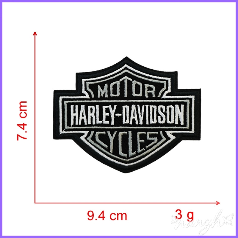 Motorcycle Gear Harley Davidson - Parche Decorativo de Velcro para Motocicleta,