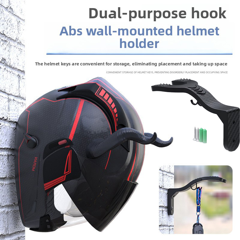 Motorcycle Gear Hanger - Soporte Universal para Casco de Motocicleta,
