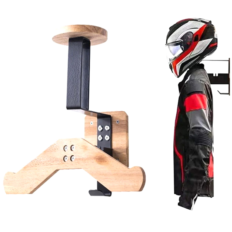 Soporte para casco de nogal ne - Motorcycle Gear Hanger reseña y precio