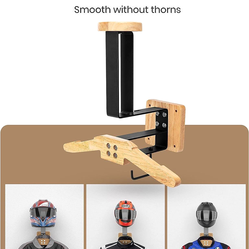 Soporte para casco de nogal ne - Motorcycle Gear Hanger reseña y precio