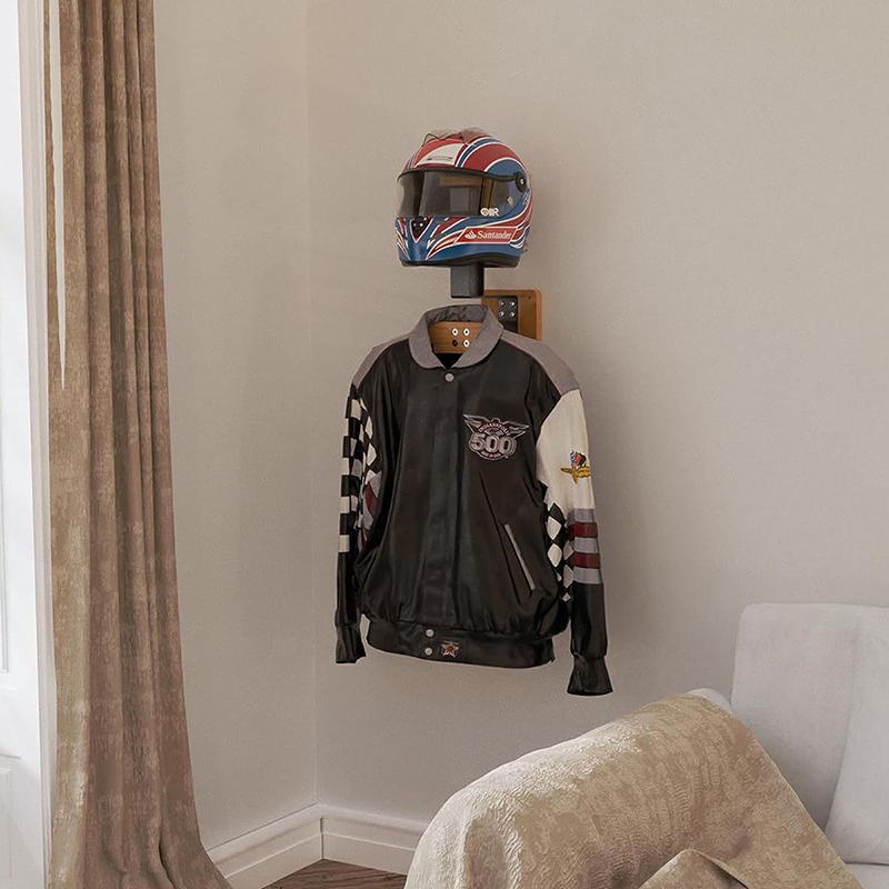 Soporte para casco de nogal ne - Motorcycle Gear Hanger reseña y precio