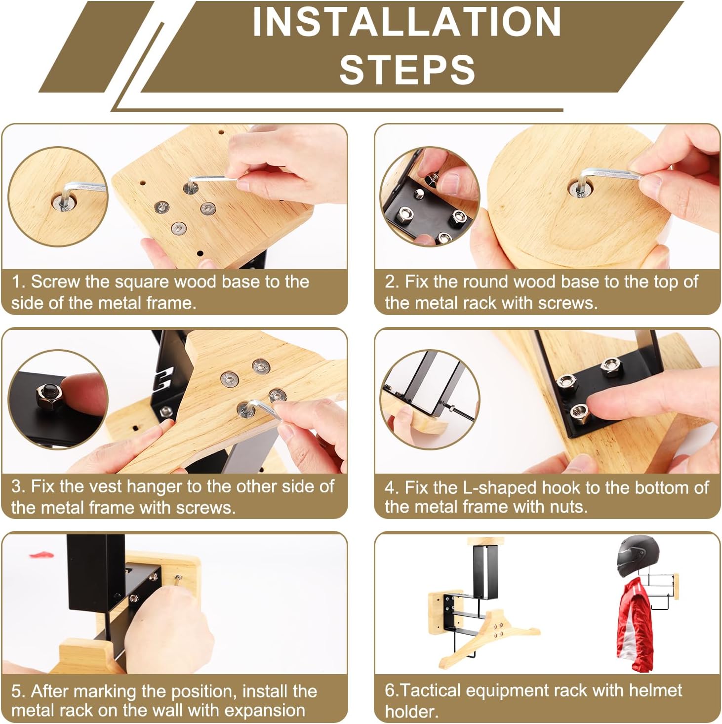 ​ Soporte para casco de motoci - Motorcycle Gear Hanger reseña y precio