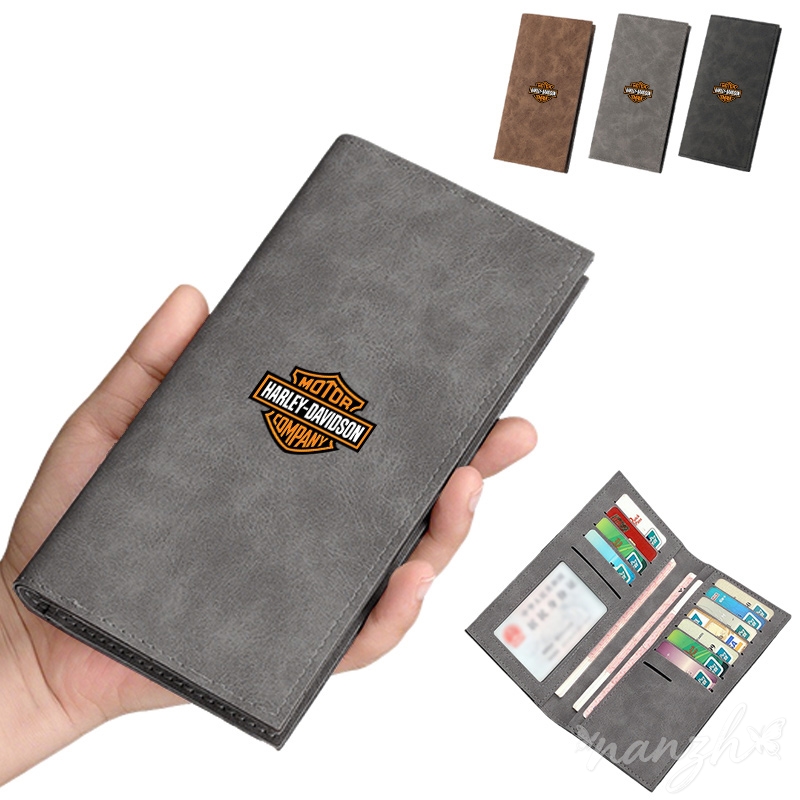 Cartera de cuero larga para mo - Motorcycle Gear Harley Davidson reseña y precio