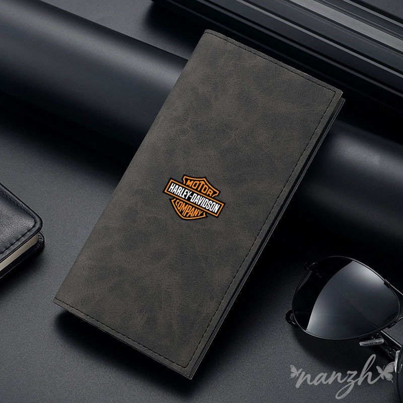 Cartera de cuero larga para mo - Motorcycle Gear Harley Davidson reseña y precio