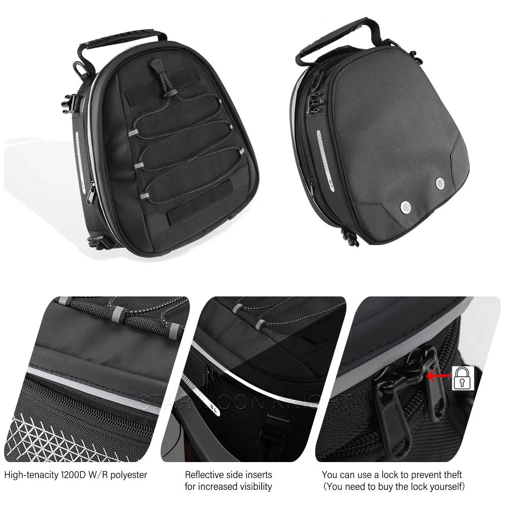Bolsa trasera para motocicleta - Tail Bag Rack reseña y precio