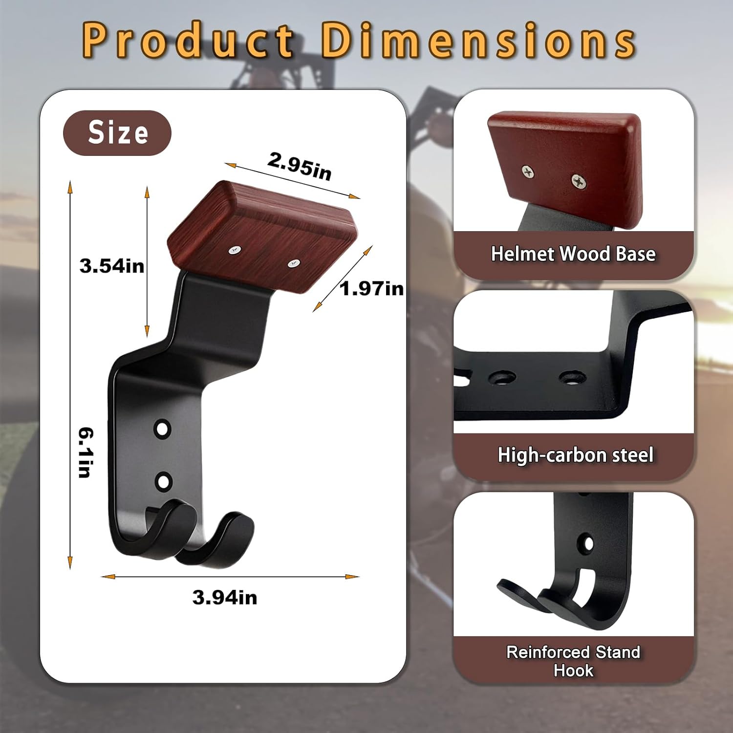 Soporte de Pared para Casco de - Motorcycle Gear Hanger reseña y precio